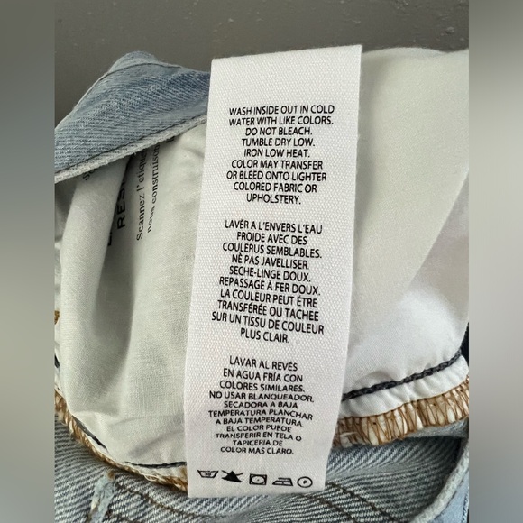 FRAME Le Jane Crop High-Rise Straight-Leg Jeans size 31 - Picture 7 of 8